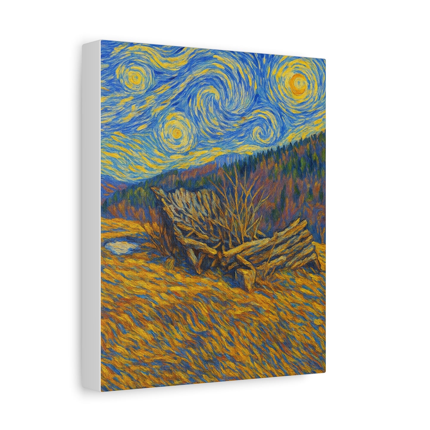 Artistic Van Gogh Style Canvas Wall Art, Nature Inspired Decor, Home Aesthetic, Gift for Art Lovers, Gallery Wall Piece, Living Room Decor, [...] - TRV