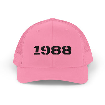 Vintage 1988 Snapback Trucker Cap, Retro Cap, Gift for Him, Father's Day, Birthday Cap, Casual Style, Trendy Hat - TRV