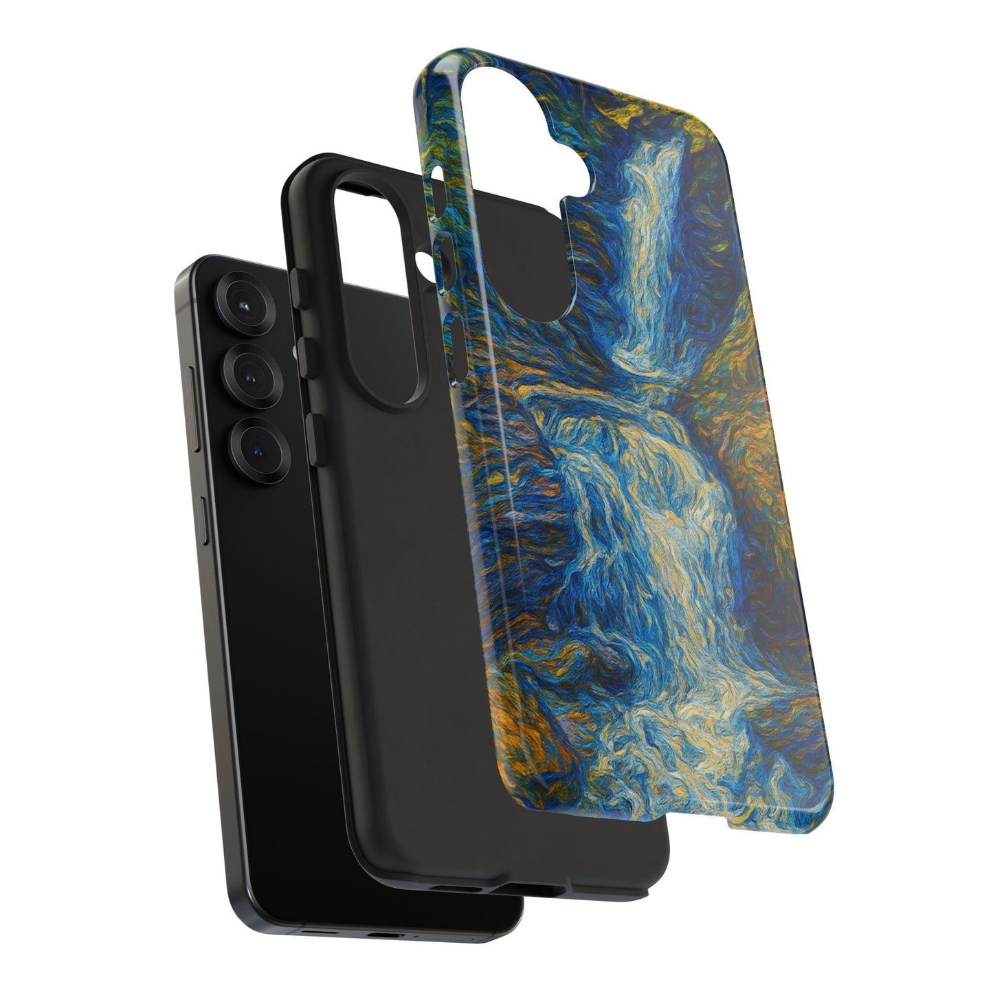 Artistic Phone Case - Waterfall Design, Unique Gift, Phone Accessory, Nature Lover, Original Artwork - TRV