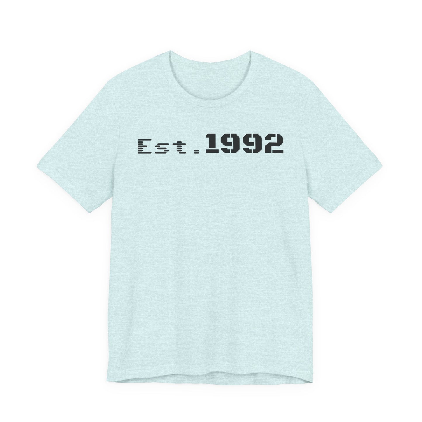 Est. 1992 Unisex Jersey Tee - Retro Birthday Gift, Casual Wear, Cool Vintage T-Shirt, Gift for Him, Gift for Her - TRV