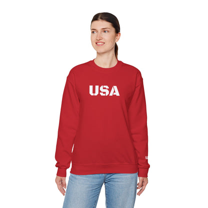 Cozy USA Unisex Crewneck Sweatshirt | Perfect Layering Piece for Every Season | Great Gift for Him/Her | Trendy Style for Casual Outings