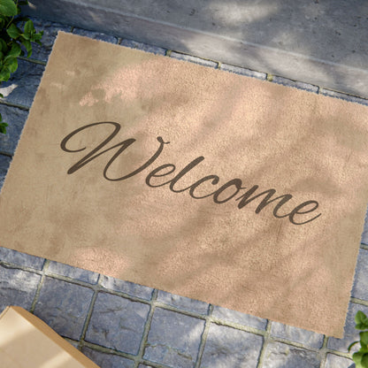 Welcome Doormat - Cozy Home Entry Rug, Perfect for Housewarming, Holiday Decor, Indoor/Outdoor Use, Customizable Gift - TRV