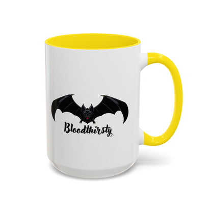 Bloodthirsty Bat Coffee Mug - Unique Halloween and Gothic Accents