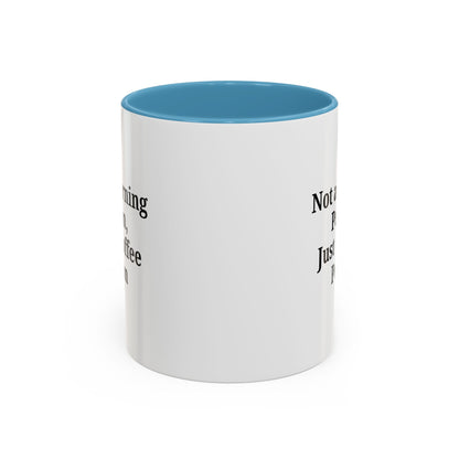 Coffee Lover's Accent Mug, Perfect for Gifting, Home Office Decor, Not a Morning Person, Coffee Enthusiast, Funny Coffee Mug - TRV