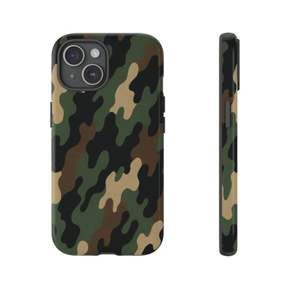 Camouflage Phone Case, Tough Cases, Military Style, Unique Phone Accessories, Gift for Him, Durable Phone Cover - TRV