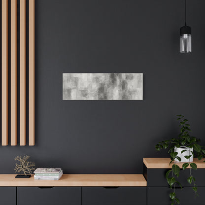 Abstract Grey Canvas Wall Art, Modern Home Decor, Minimalist Artwork, Living Room Accent, Contemporary Art Piece - TRV