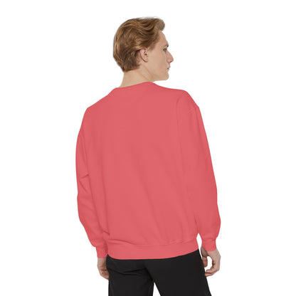 Minimalist Peace Hand Sweatshirt — Small Chest Line Art Crewneck