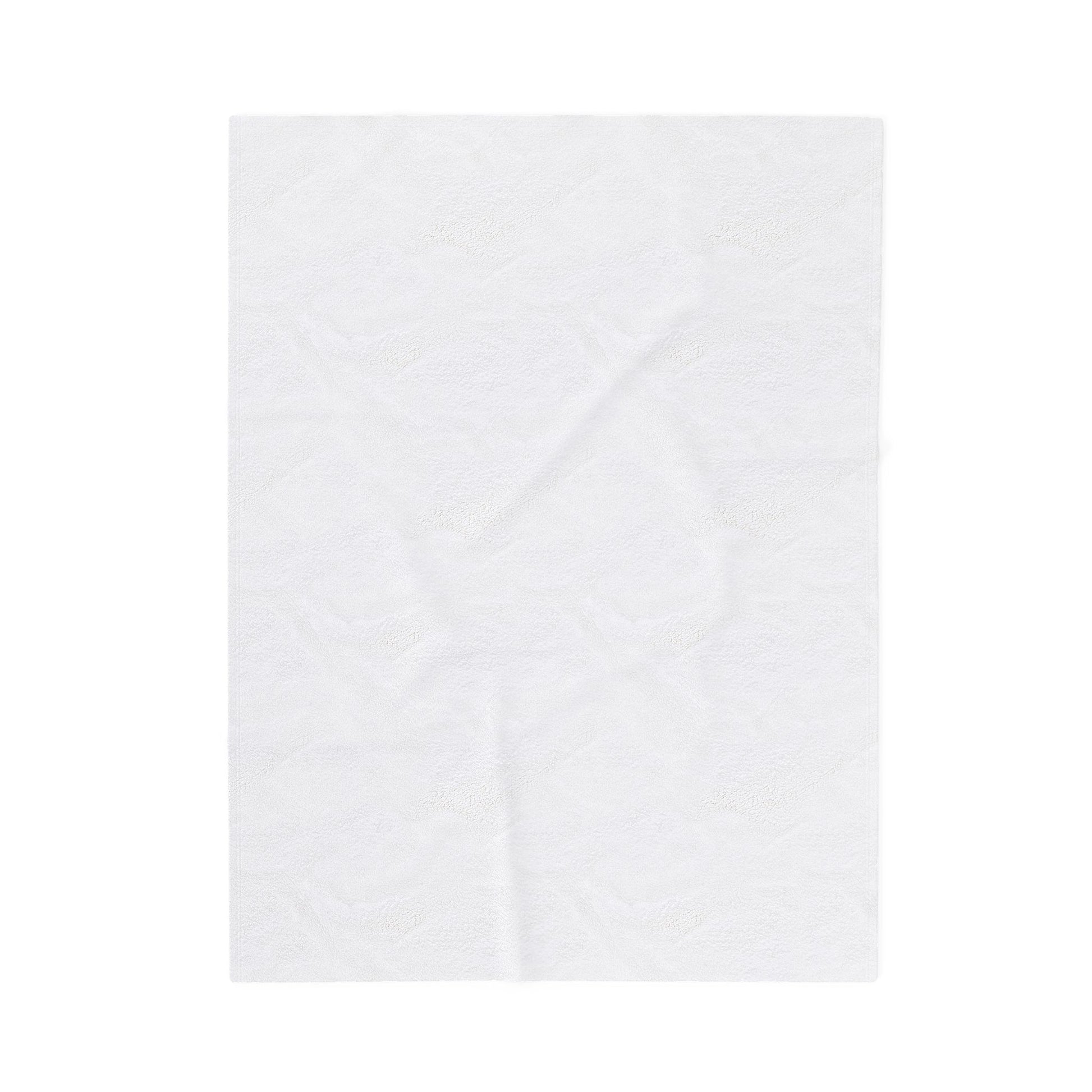 Neutral Abstract Shapes Velveteen Plush Blanket | Beige Modern Minimalist Throw - TRV