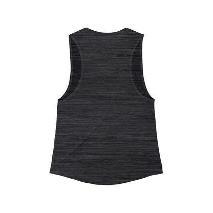 Gothic Vampire Women's Flowy Muscle Tank | Halloween Fashion, Spooky Top, Horror-Themed Apparel, Gothic Style, Festival Wear - TRV