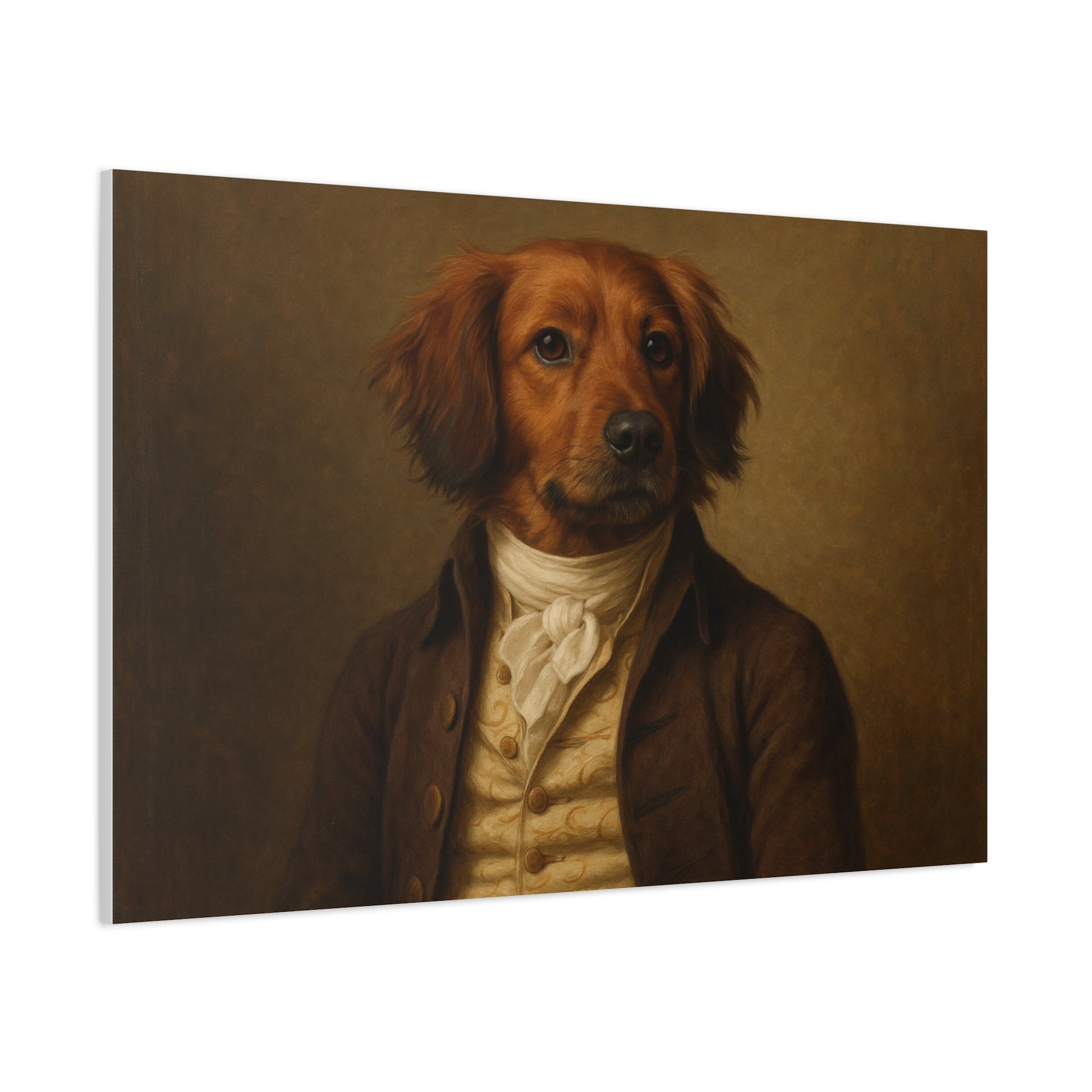 Regal Dog Portrait Matte Canvas - TRV