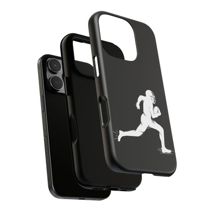 Football Player Phone Case, Tough Cases, Sports Phone Cover, Gift for Athletes, iPhone & Samsung Accessories, Running Player Design - TRV