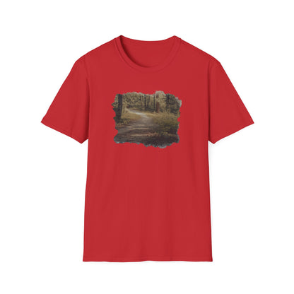 Nature-Inspired Unisex Softstyle T-Shirt, Eco-Friendly Fashion, Outdoor Lover Tee, Gift for Nature Enthusiasts, Casual Everyday Wear