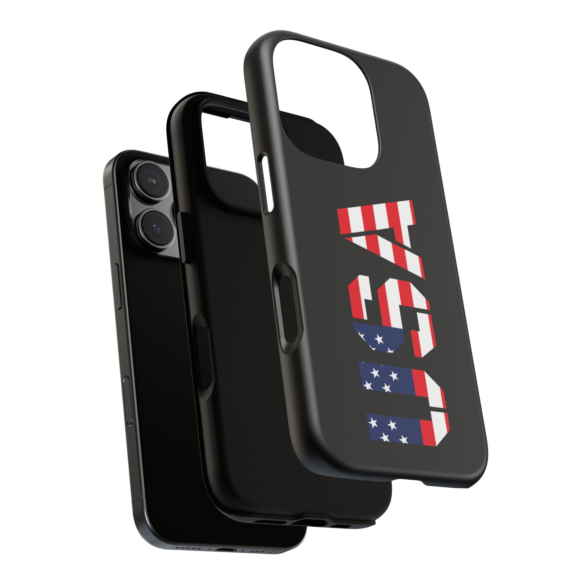 USA Flag Phone Case, Tough Phone Cover, Patriotic Gift, Independence Day Accessory, American Pride Mobile Case - TRV