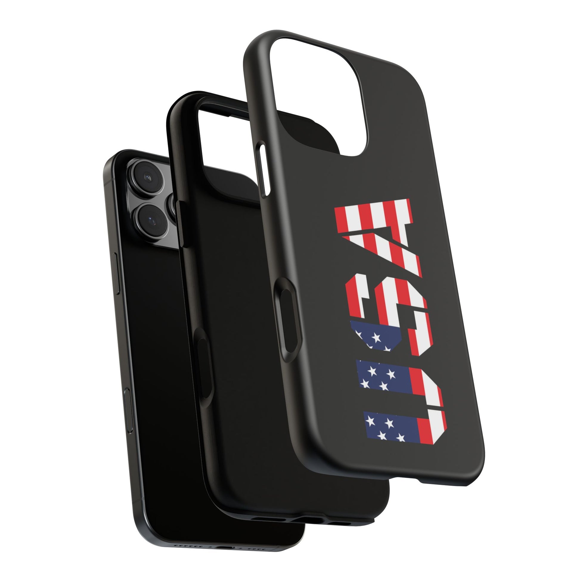 USA Flag Phone Case, Tough Phone Cover, Patriotic Gift, Independence Day Accessory, American Pride Mobile Case - TRV