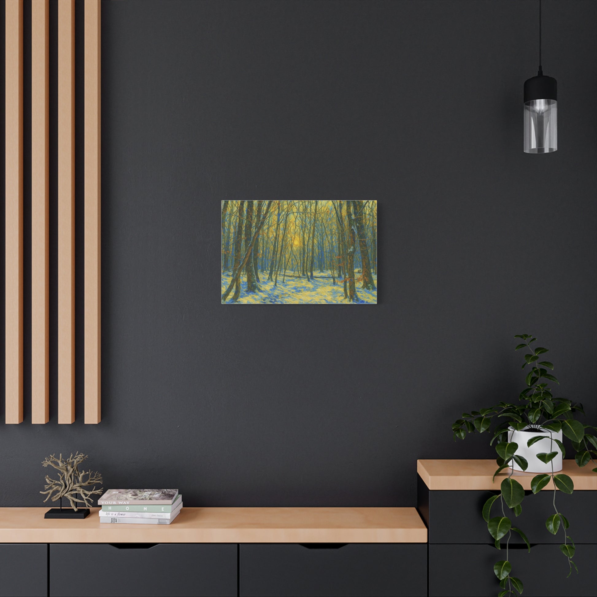 Forest Sunrise Canvas Print, Wall Art, Nature Photography, Home Decor, Gift for Nature Lovers, Landscape Artwork - TRV
