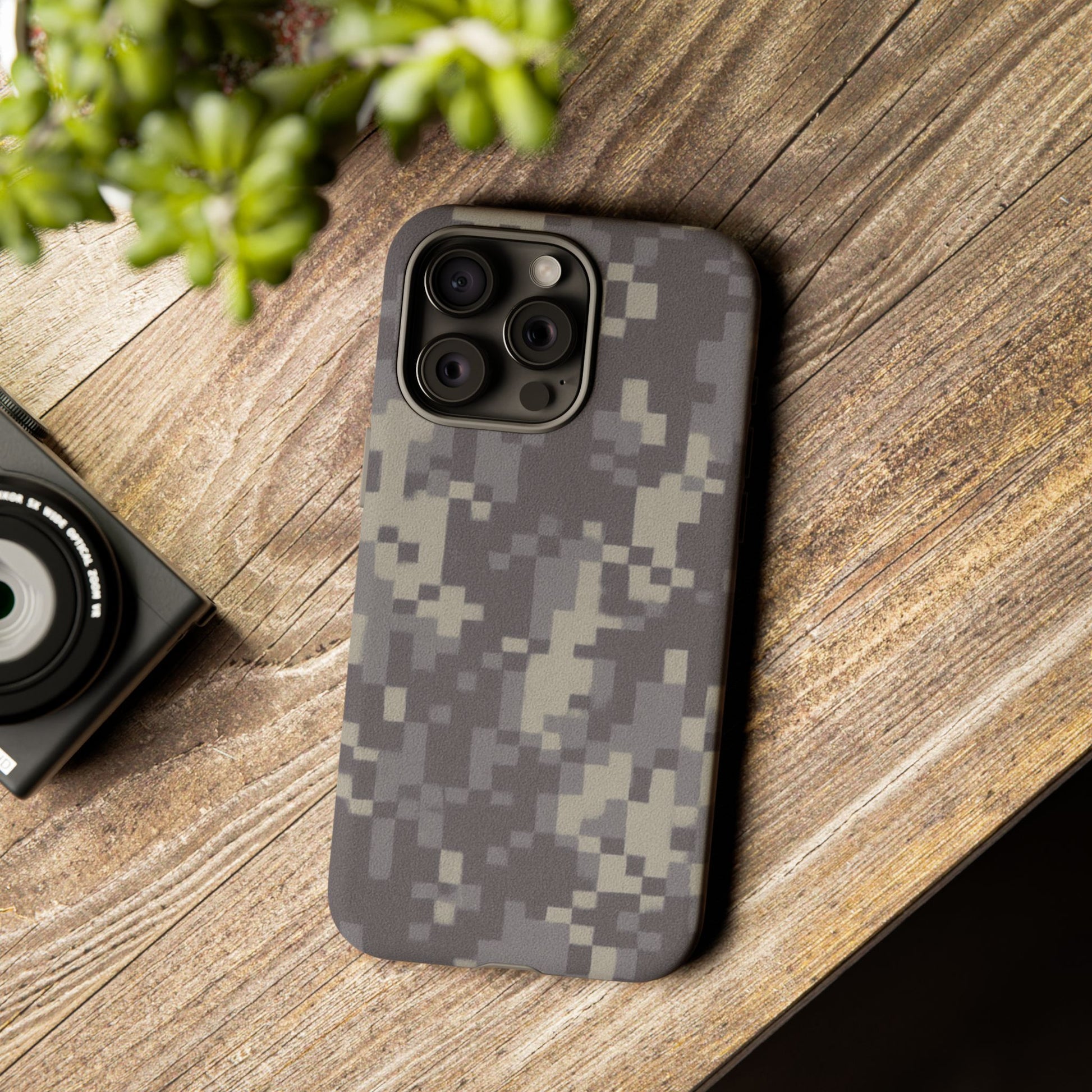 Camouflage Phone Case, Military Style Cover, Tough Phone Protection, Durable Phone Accessory, Gift for Veterans, Outdoor Enthusiasts - TRV