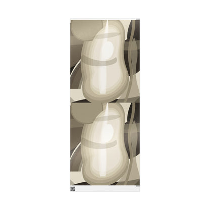 Neutral Abstract Circles Wrapping Paper
