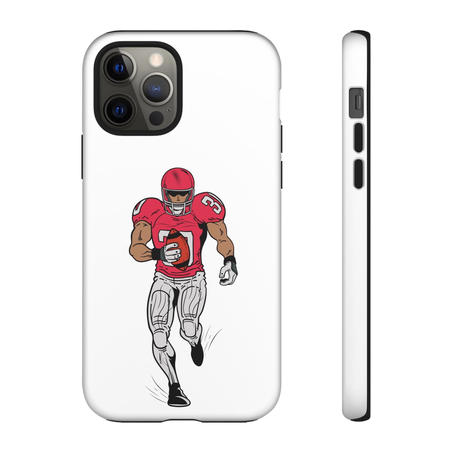 Football Player Tough Case, Sports Phone Cover, Athlete Gift, Tough Phone Case, Fall Sports, Football Lover's Accessory - TRV