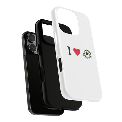 Soccer Phone Case, I Love Soccer, Tough Case Cover, Sporty Phone Accessories, Gift for Soccer Lovers, Unique Soccer Design - TRV