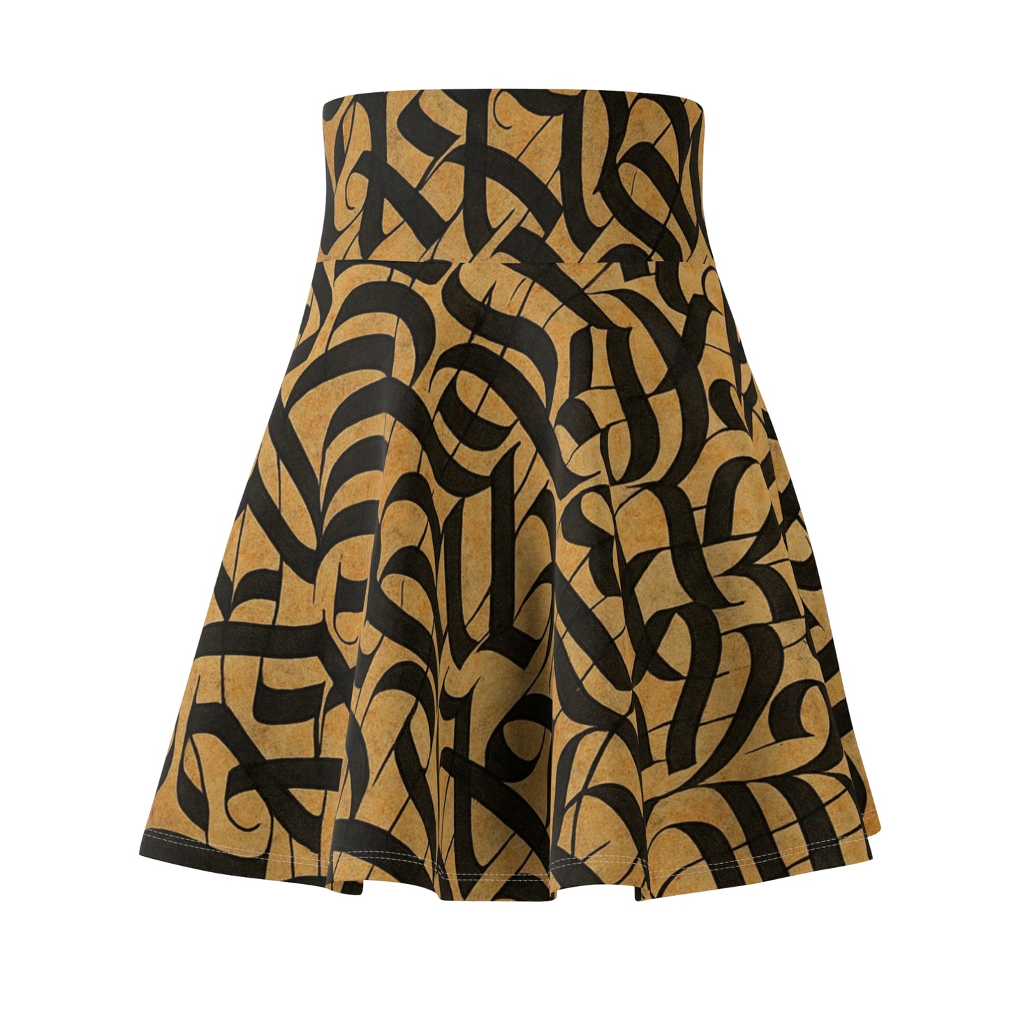 Chic Women's AOP Skater Skirt, Versatile Fashion Piece, Bohemian Style, Perfect for Festivals, Date Nights, and Summer Parties - TRV