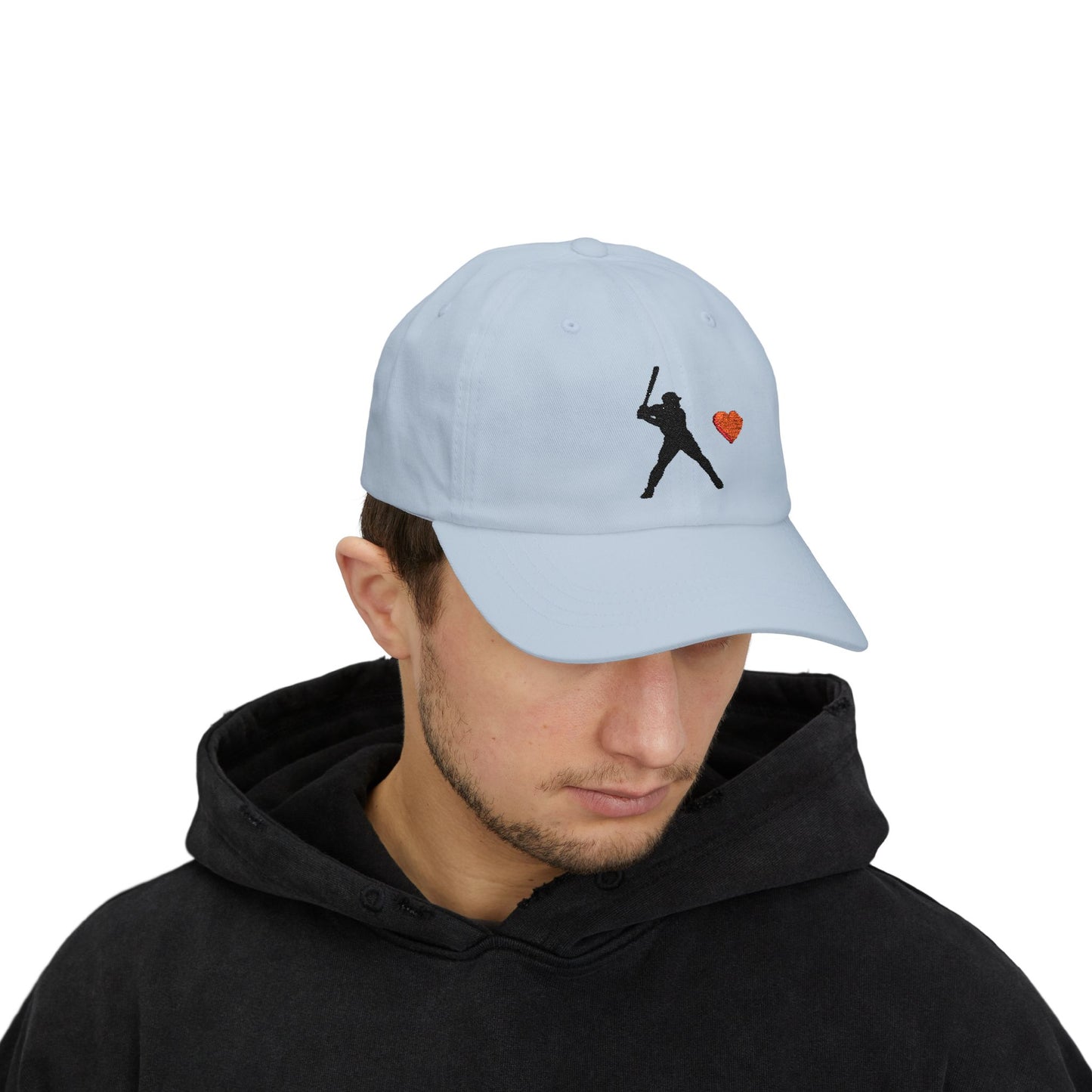 Baseball Love Dad Cap - Perfect Gift for Sports Dads, Father's Day, Casual Wear, Summer Style, Stylish Baseball Hat - TRV