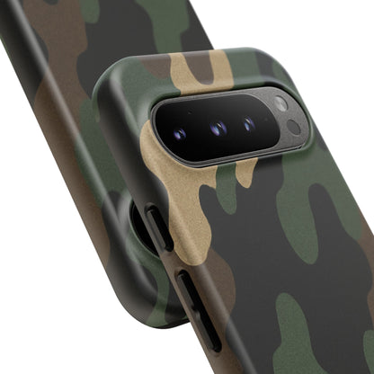 Camouflage Phone Case, Tough Phone Cover, Military Style Accessory, Protective Case for Men, Gifts for Soldiers - TRV