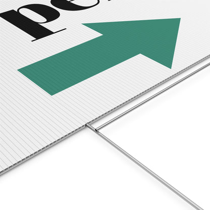 Open for Business Yard Sign, Outdoor Signage for Shops, Business Open Sign, Directional Open Sign, Storefront Display - TRV
