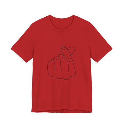 Minimalist Hand Sign Unisex Tee | Casual Everyday Wear | Perfect for Gift Givers