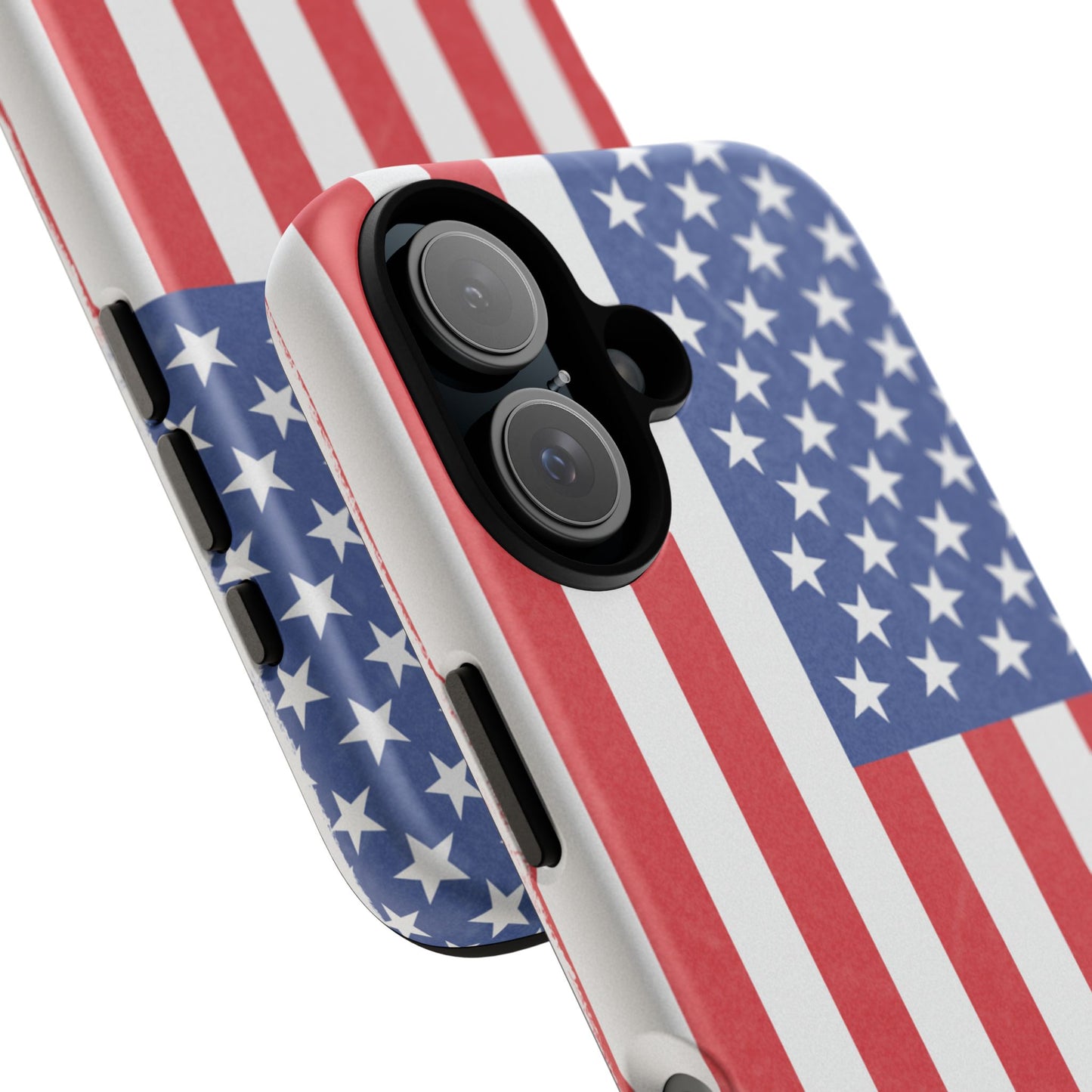 Patriotic Phone Case - Tough Cases for Veterans, USA Lovers, Independence Day, Memorial Day, Flag Design - TRV