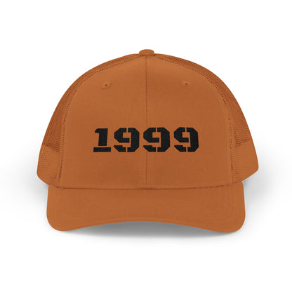 Retro 1999 Snapback Trucker Cap | Vintage Style Cap for nostalgia lovers, Birthday Gift, 90s Cap, Unisex Fashion Accessory - TRV