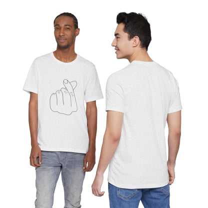 Minimalist Hand Sign Unisex Tee | Casual Everyday Wear | Perfect for Gift Givers