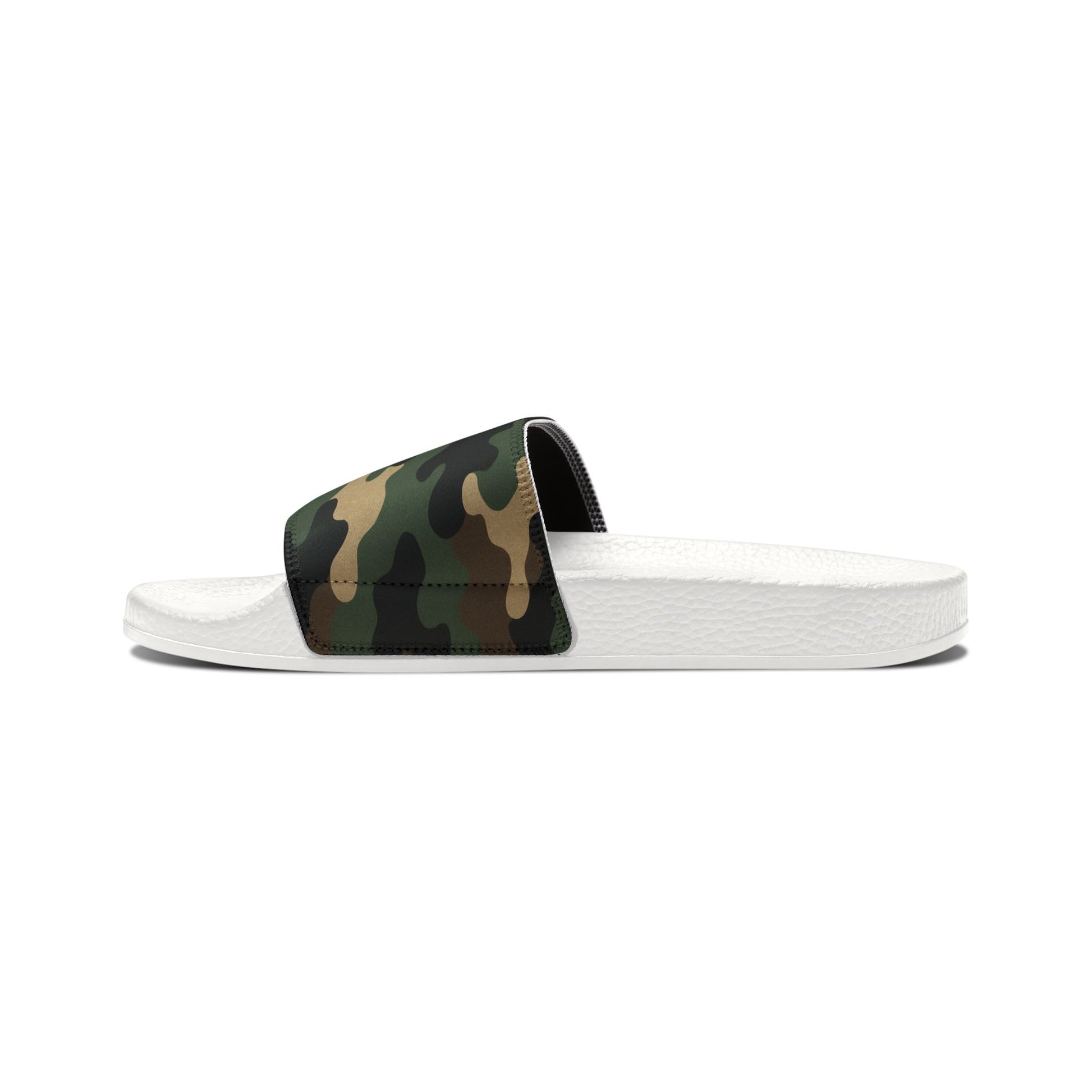 Camouflage Men's Slip-On Sandals | Casual Comfort Footwear for Summer, Beach Days, Outdoor Activities, Gifts for Him, Fashionable Slides - TRV