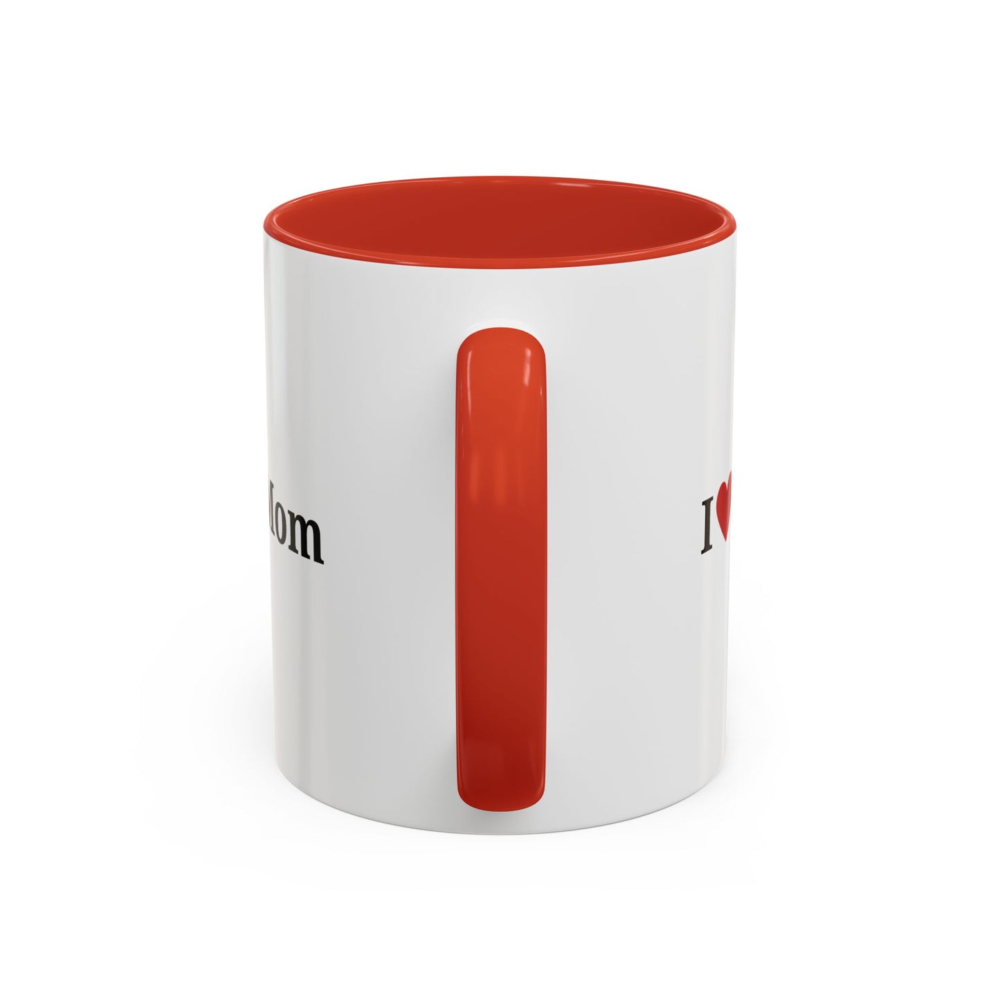 I Love Mom Accent Coffee Mug - Perfect Gift for Mother's Day & Special Occasions - TRV