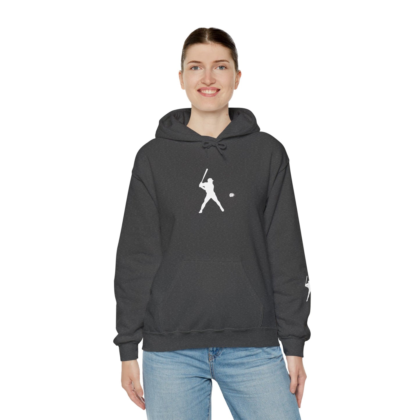 Sporty Unisex Baseball Hooded Sweatshirt, Casual Hoodie for Athletes, Perfect for Gifts, Comfy Streetwear, Ideal for Sports Events, Personal Use - TRV
