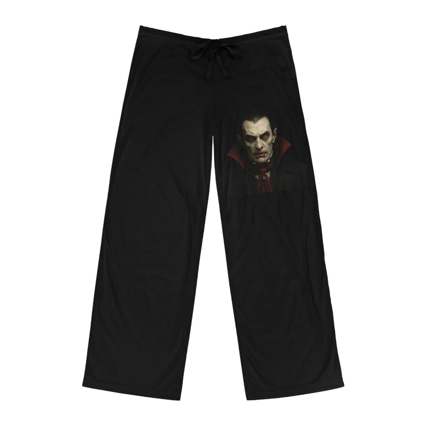 Spooky Vampire Men's Pajama Pants, Halloween Sleepwear, Comfortable Loungewear, Unique Gift for Spooky Lovers, Cozy Nightwear - TRV