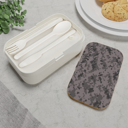 Personalized Camouflage Bento Lunch Box With or Without Your Name On It - TRV