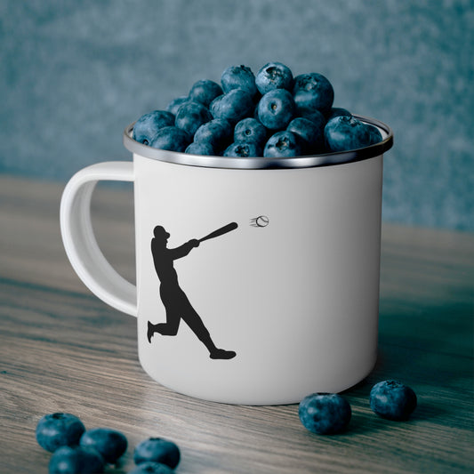 Enamel Camping Mug with Baseball Player Design, Perfect for Outdoor Adventures, Gift for Sports Lovers, Hiking Mug, Camping Gear, [...]