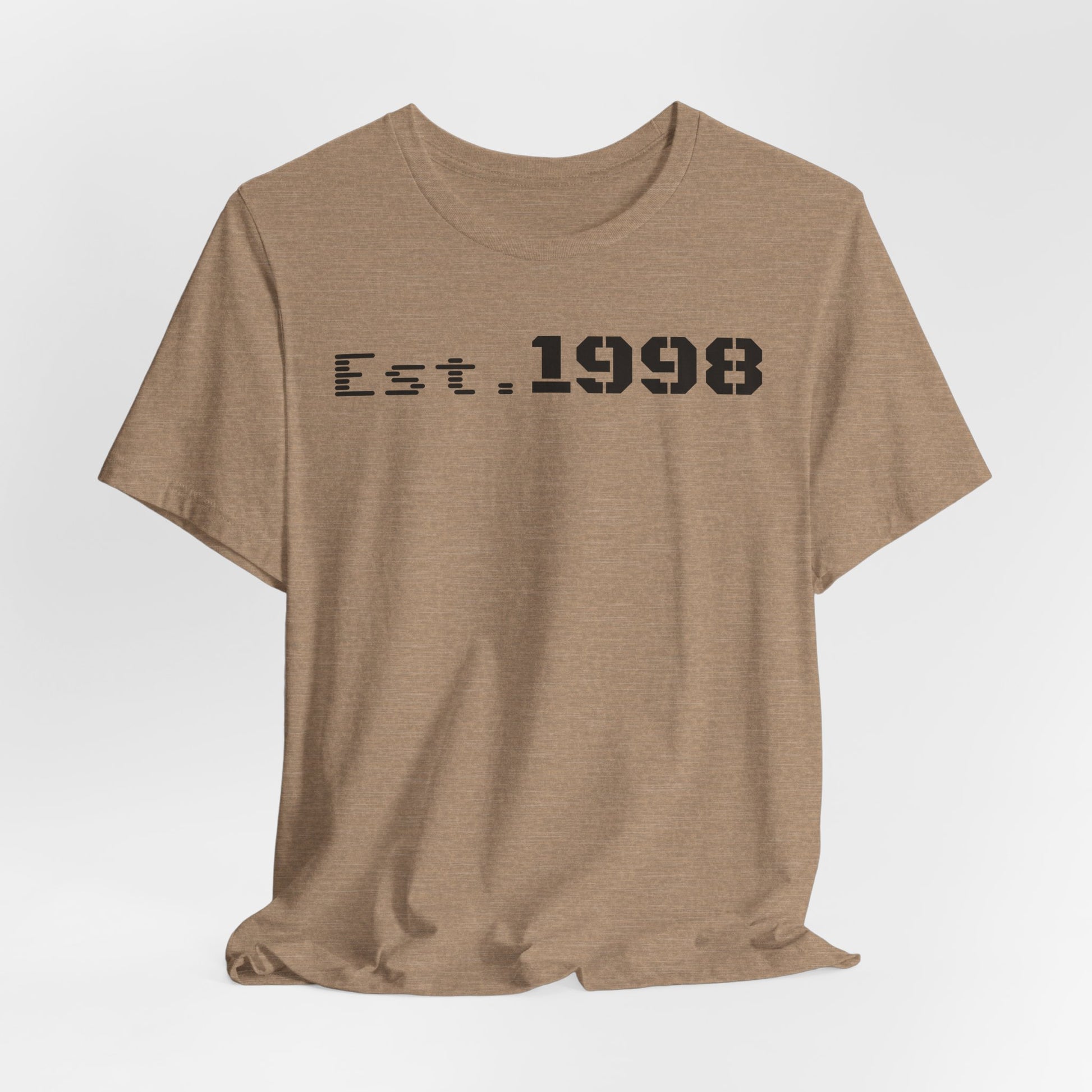 Vintage Est. 1998 Tee - Retro Unisex Shirt for Birthdays, Gifts, Everyday Wear, Casual Style, Nostalgia - TRV