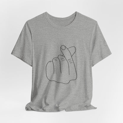 Minimalist Hand Sign Unisex Tee | Casual Everyday Wear | Perfect for Gift Givers
