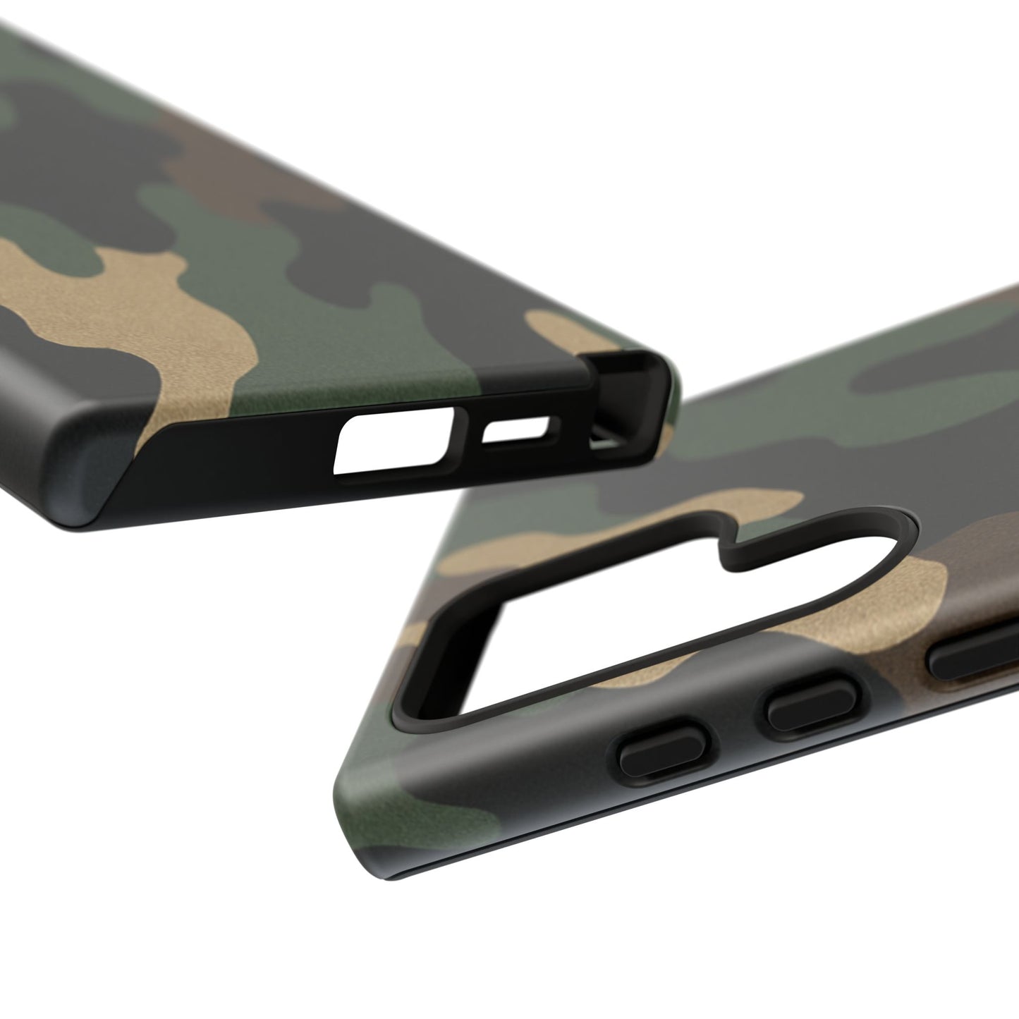Camouflage Phone Case, Tough Phone Cover, Military Style Accessory, Protective Case for Men, Gifts for Soldiers - TRV