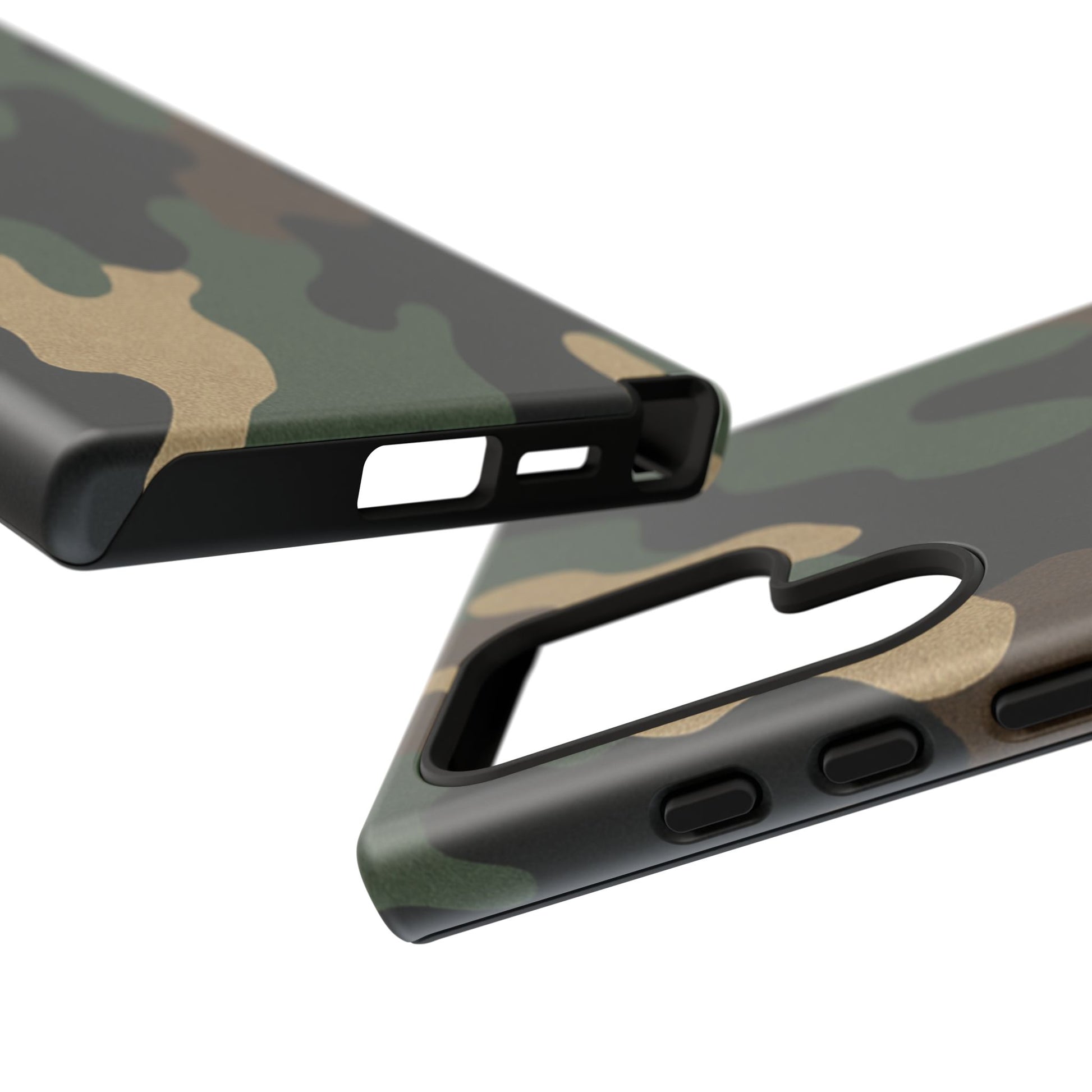 Camouflage Phone Case, Tough Phone Cover, Military Style Accessory, Protective Case for Men, Gifts for Soldiers - TRV