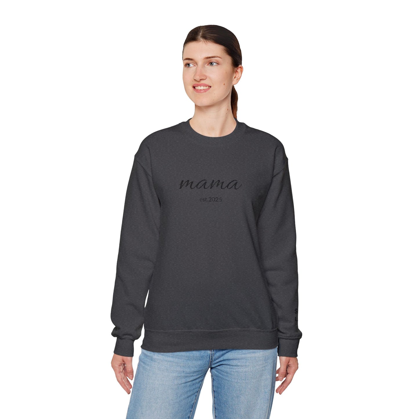 mama sweatshirt | simple script mom pullover - TRV