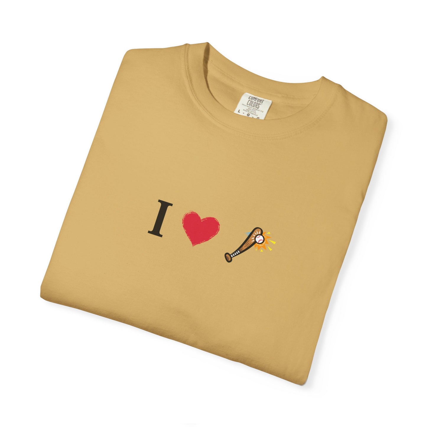 I Love Baseball  Unisex Tee, Gift for Couples, Cute Matching T-Shirts, Casual Everyday Wear, Anniversary Present, Love Shirt - TRV