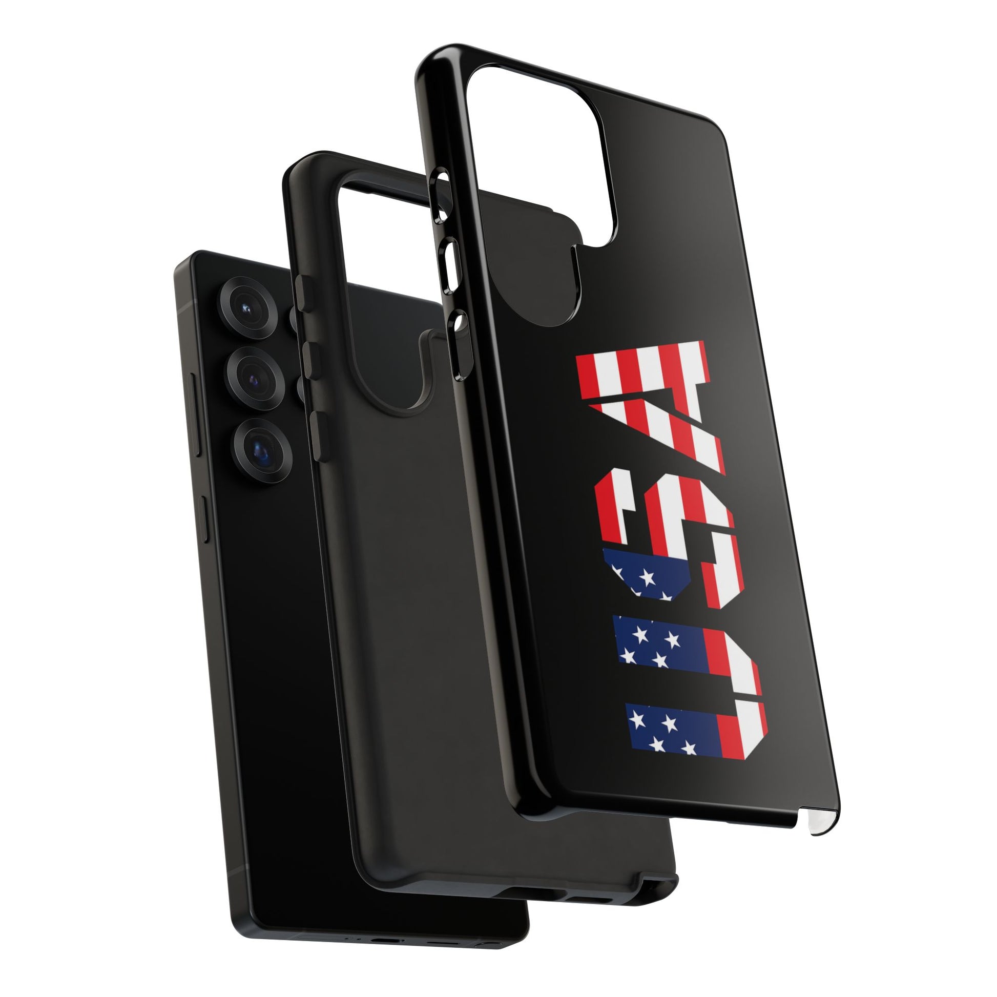 USA Flag Phone Case, Tough Phone Cover, Patriotic Gift, Independence Day Accessory, American Pride Mobile Case - TRV