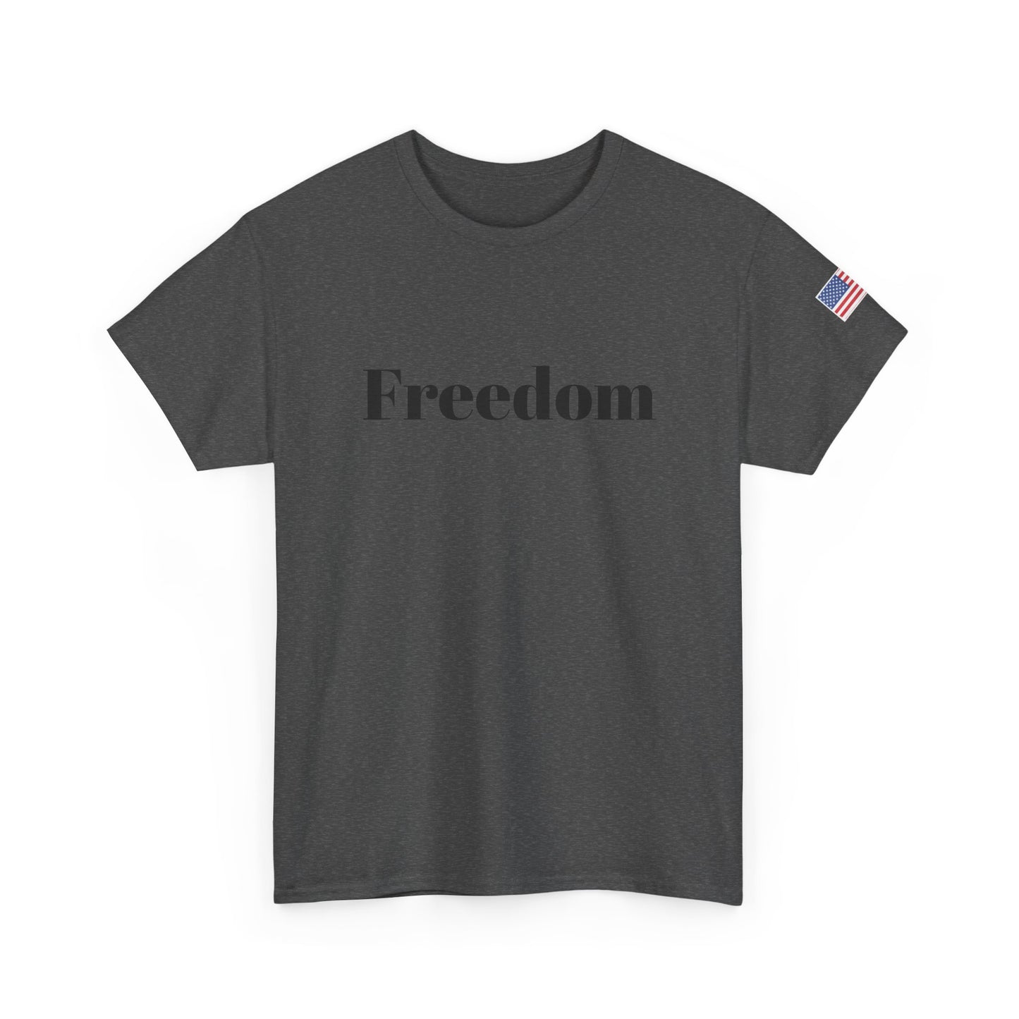 Freedom script tee | T-Shirt, American flag sleeve - TRV