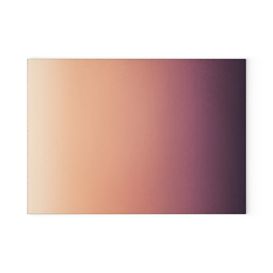 Sunset Ombre Glass Cutting Board | Gradient Kitchen Decor