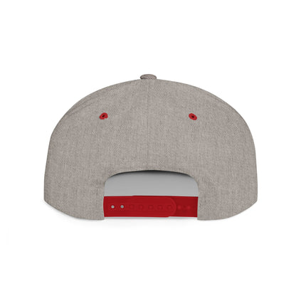 Sporty Love Flat Bill Snapback Hat – Adjustable Cap for Athletes, Casual Wear, Gifts for Sports Fans, Basketball Enthusiasts, Unique - TRV