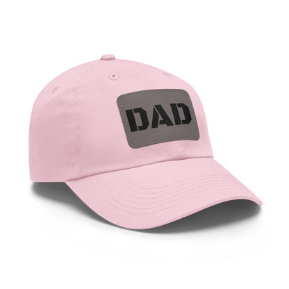 Stylish Dad Hat with Leather Patch | Perfect Gift for Fathers Day, Casual Wear, Dad's Birthday, Outdoor Activities