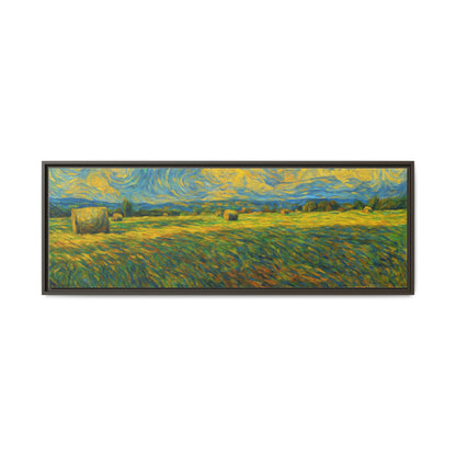 Landscape Matte Canvas, Framed (Multi-color) - TRV