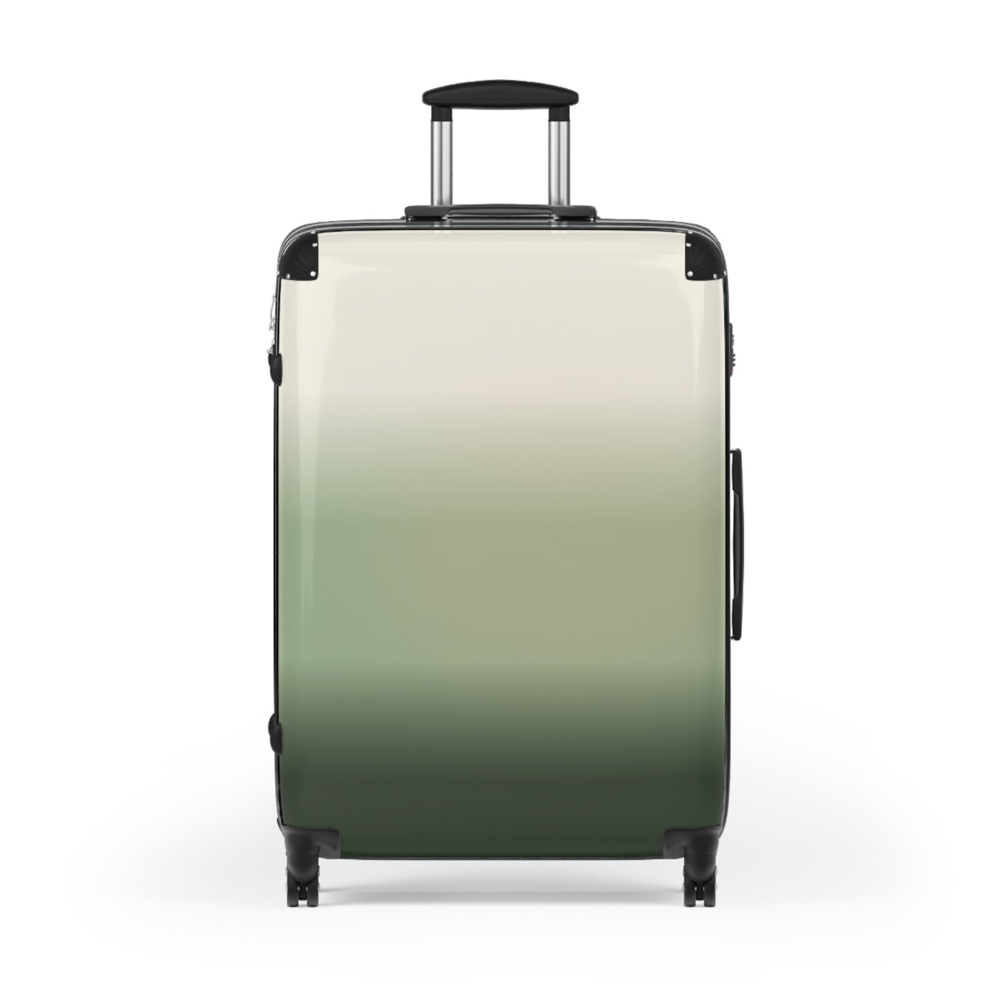 Gradient Green Carry-On Suitcase — Ombre Travel Luggage